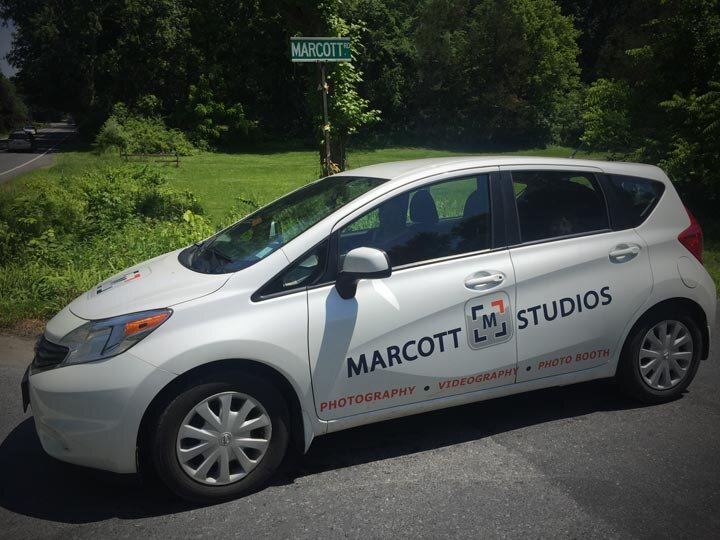 Marcott Studios branded vehicle