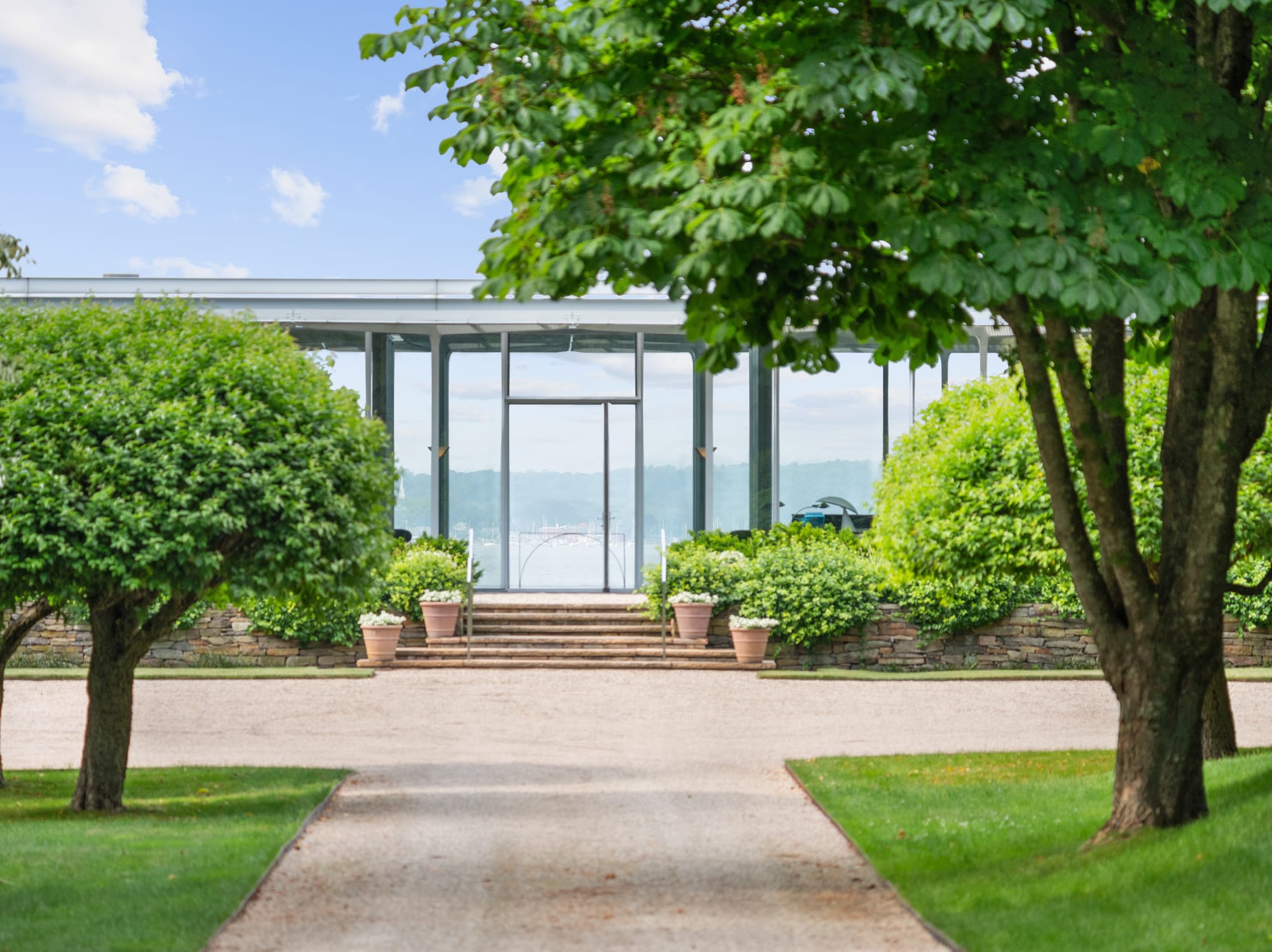 Gallery-like interior spaces