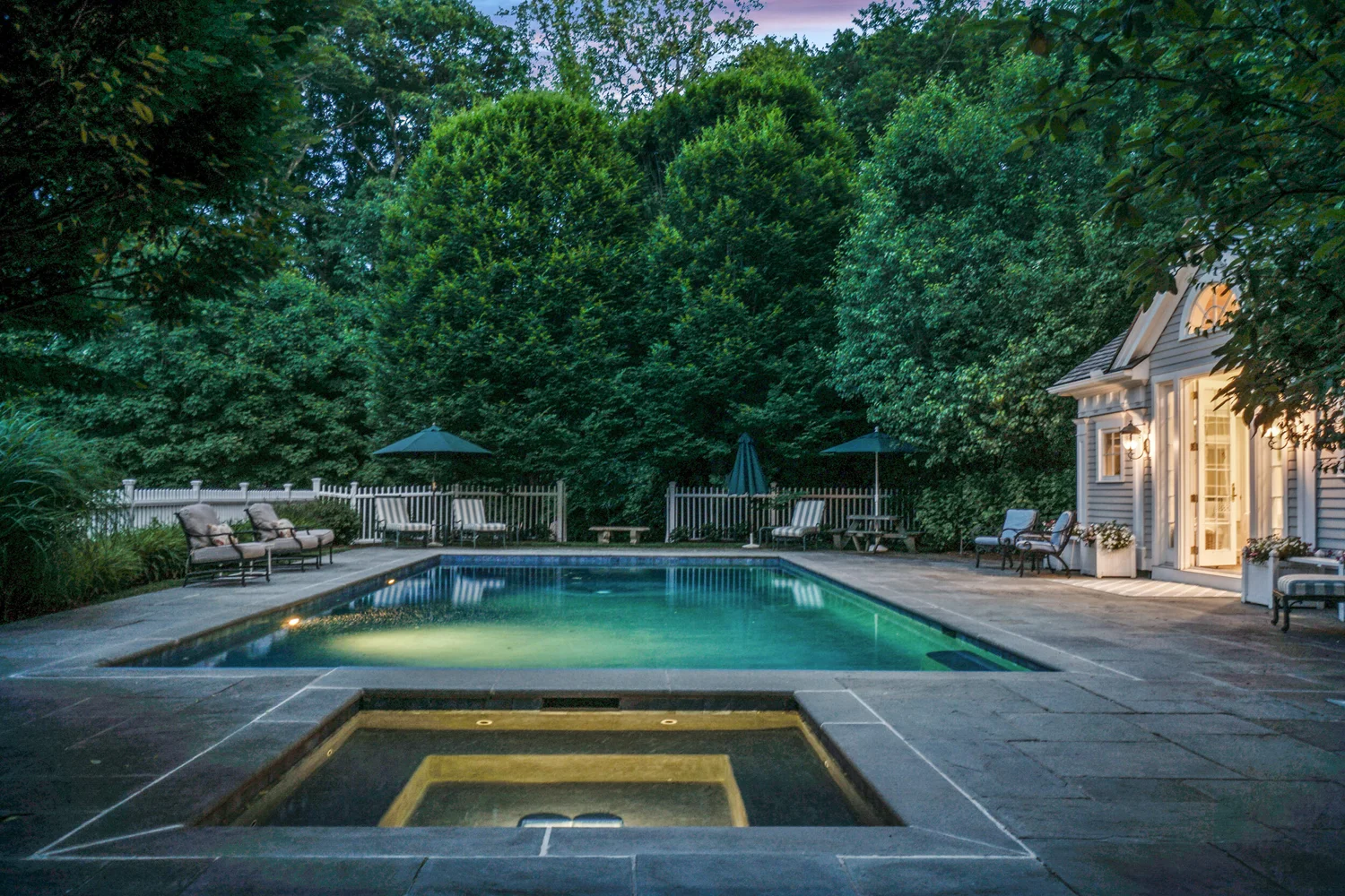 Twilight real estate photography