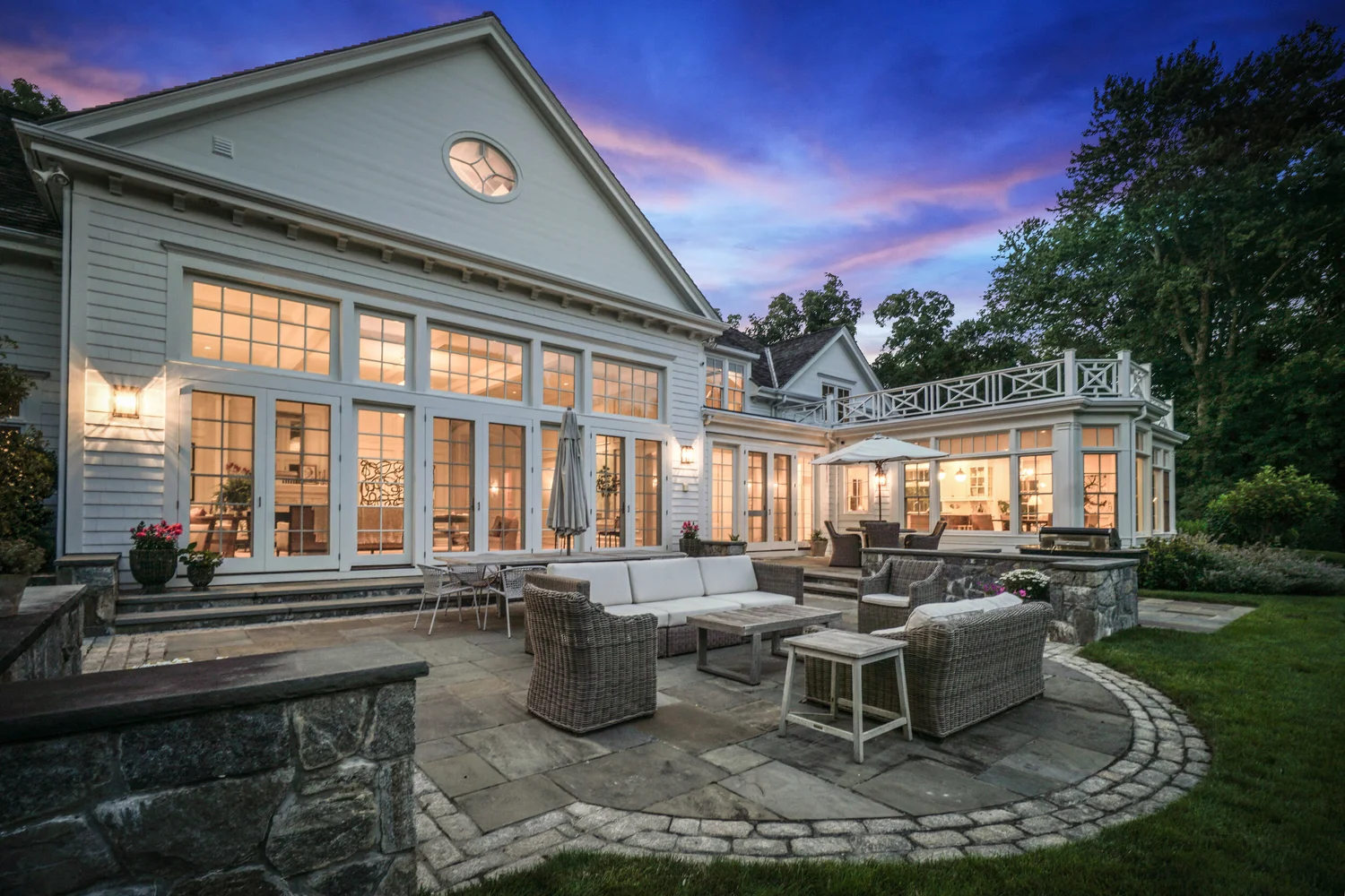 Twilight real estate photography